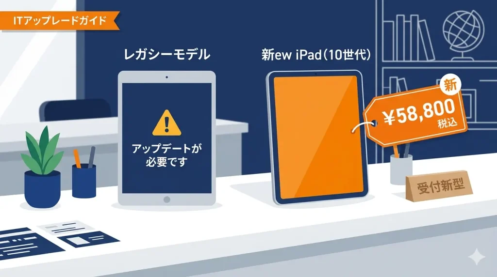 iPadのiOSサポート終了で順番待ちシステムが使えなくなる？ 端末買い替え不要の「ブラウザ型」という選択肢